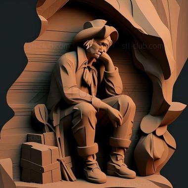 3D model George Caleb Bingham American artist (STL)